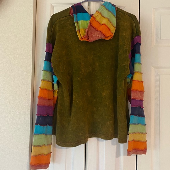 boho rainbow jacket - Picture 2 of 2